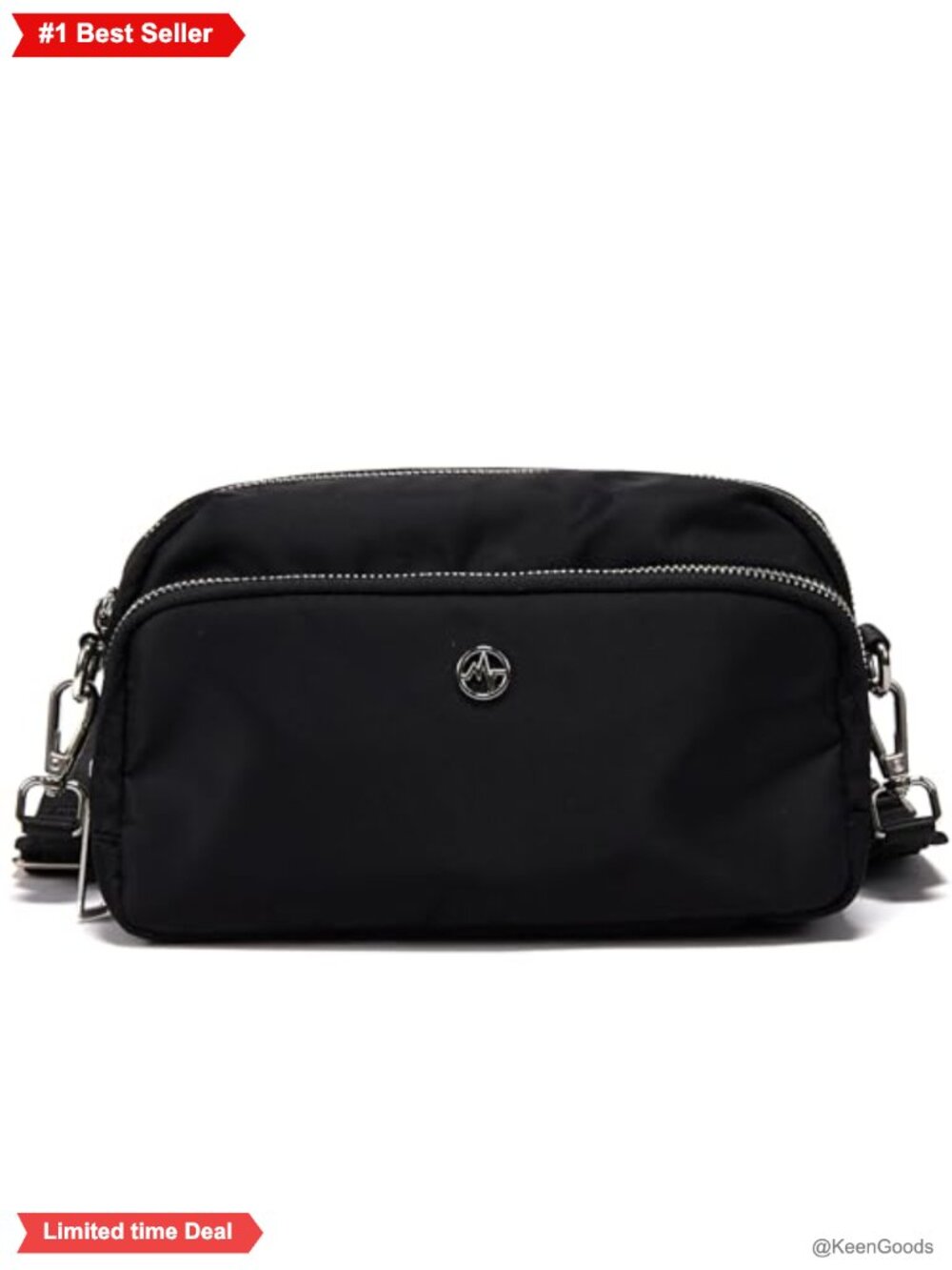 Nylon Crossbody Sling Bag Adjustable Strap Travel Everyday Purse